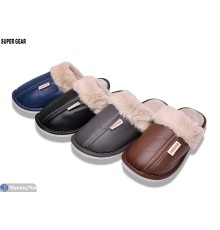 Тапки чоловічі на зиму (12 пар р.41-46) мікс  "Super Gear"