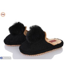 Тапки жіночі на зиму (8 пар р.36-40) чорний  "Jumay"