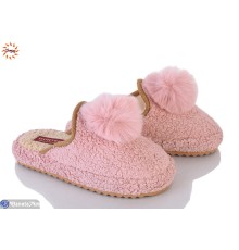 Тапки жіночі на зиму (8 пар р.36-40) рожевий  "Jumay"