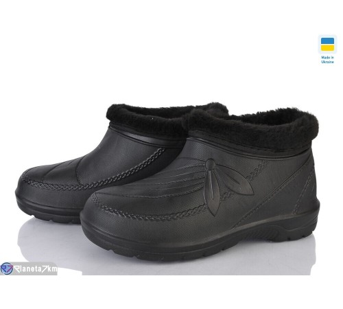 Калоші жіночі на зиму (6 пар р.37-42) чорний  "Ladmir"
