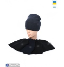 Шапка чоловіча на зиму (5 шт. р.сетка 56-60) мікс  "Angell"