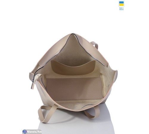 Сумка жіноча 32*34*17 см,  бежевий  "Lusia"
