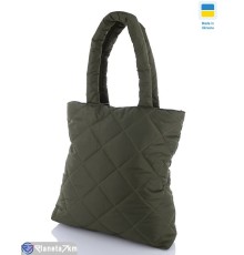 Сумка жіноча 40*37*8 см,  зелений  "Lusia"