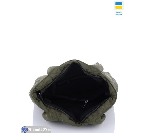 Сумка жіноча 40*37*8 см,  зелений  "Lusia"