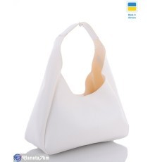 Сумка жіноча 16*29*11 см,  білий  "Lusia"