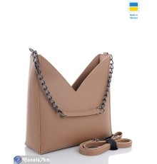 Сумка жіноча 25*26*8 см,  коричневий  "Lusia"
