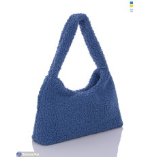 Сумка жіноча 20*37*10 см,  синій  "Lusia"