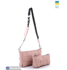 Сумка жіноча 15*24*5 см,  рожевий  "Lusia"