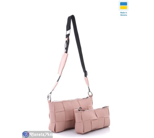 Сумка жіноча 15*24*5 см,  рожевий  "Lusia"