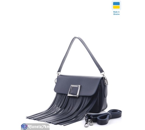 Сумка жіноча 15*24*7 см,  синій  "Lusia"
