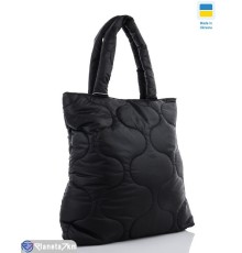Сумка жіноча 41*37*7 см,  чорний  "Lusia"