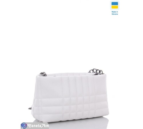 Сумка жіноча 15*25*9 см,  білий  "Lusia"