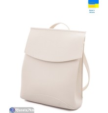 Рюкзак жіночий 35*25*15 см,  бежевий  "Lusia"