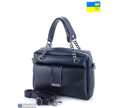 Сумка жіноча 22*27*8 см,  чорний  "Lusia"