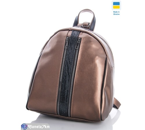 Рюкзак жіночий 30*27*14 см,  бронзовий  "Lusia"