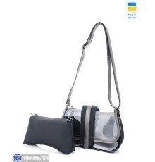 Сумка жіноча 19*26*8 см,  синій  "Lusia"