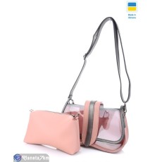 Сумка жіноча 19*26*8 см,  рожевий  "Lusia"