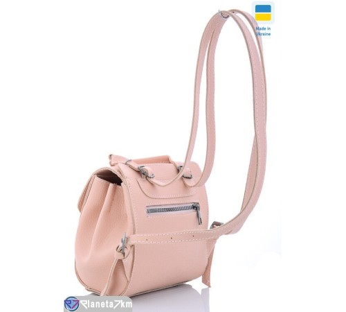 Рюкзак жіночий 21*18*6 см,  рожевий  "Lusia"