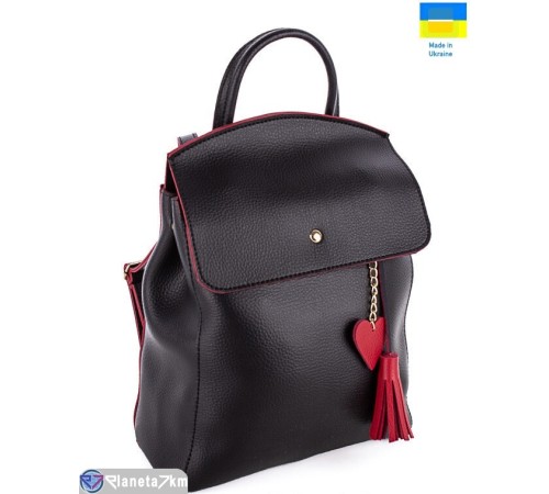 Рюкзак жіночий 35*25*10 см,  чорний  "Lusia"