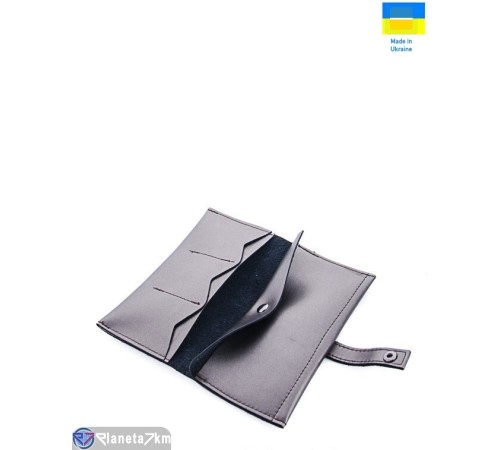 Гаманець жіночий 10*20* см,  срібний  "Lusia"