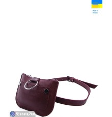 Сумка жіноча 13*24* см,  бордовий  "Lusia"