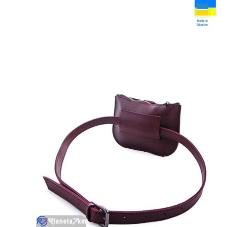 Сумка жіноча 13*24* см,  бордовий  "Lusia"