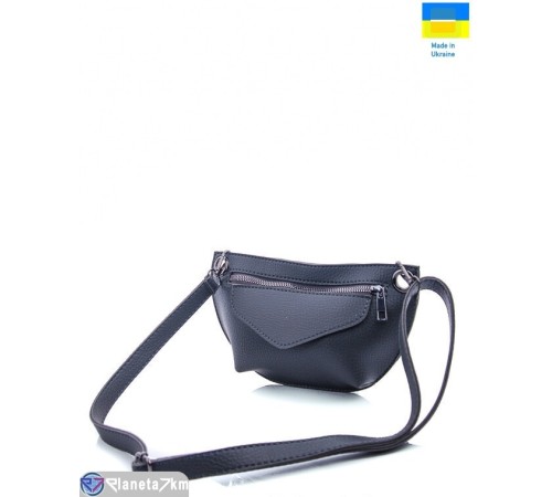 Сумка жіноча 15*25* см,  сірий  "Lusia"