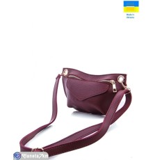 Сумка жіноча 15*25* см,  бордовий  "Lusia"