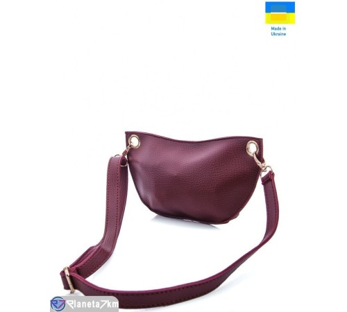 Сумка жіноча 15*25* см,  бордовий  "Lusia"