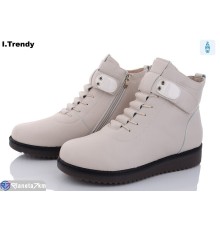 Черевики жіночі на зиму (6 пар р.41-43) бежевий  "Trendy"