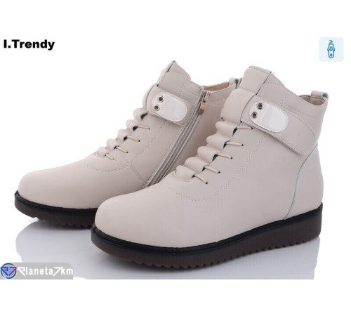 Черевики жіночі на зиму (6 пар р.41-43) бежевий  "Trendy"