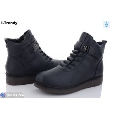 Черевики жіночі на зиму (6 пар р.41-43) синій  "Trendy"