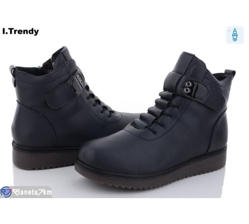Черевики жіночі на зиму (6 пар р.41-43) синій  "Trendy"