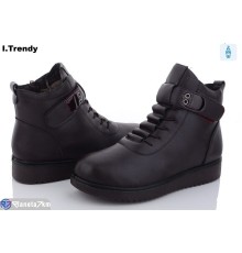 Черевики жіночі на зиму (6 пар р.41-43) бордовий  "Trendy"
