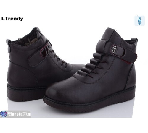 Черевики жіночі на зиму (6 пар р.41-43) бордовий  "Trendy"