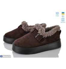 Туфлі жіночі на зиму (6 пар р.36-41) коричневий  "STELUSA"