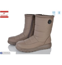 Черевики жіночі на зиму (8 пар р.36-41) коричневий  "Saimaoji"