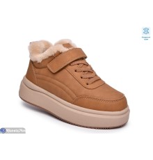 Дитячі кросівки на зиму (8 пар р.32-37) коричневий  "TOMMY"