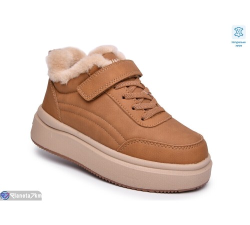 Дитячі кросівки на зиму (8 пар р.32-37) коричневий  "TOMMY"