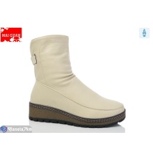 Чоботи жіночі на зиму (8 пар р.37-42) бежевий  "Maiguan"