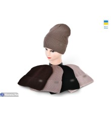 Шапка жіноча на зиму (5 шт. р.сетка 56-60) мікс  "Angell"