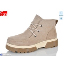 Черевики жіночі на зиму (8 пар р.36-41) бежевий  "Maiguan"
