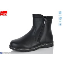 Черевики жіночі на зиму (8 пар р.37-42) чорний  "Maiguan"