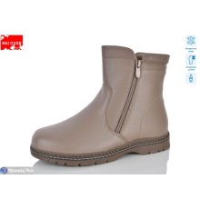 Черевики жіночі на зиму (8 пар р.37-42) коричневий  "Maiguan"