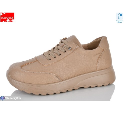 Кросівки жіночі на весну/осінь (8 пар р.37-41) коричневий  "Maiguan"