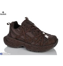 Кросівки жіночі на весну/осінь (8 пар р.36-41) коричневий  "Башили"