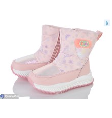 Дутики дитячі на зиму (8 пар р.28-33) рожевий  "Laifakids"