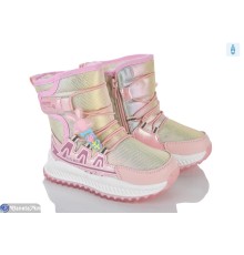 Дутики дитячі на зиму (8 пар р.28-33) рожевий  "Laifakids"