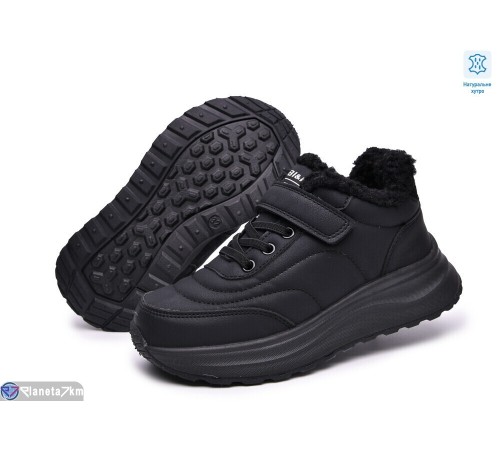 Дитячі кросівки на зиму (8 пар р.32-37) чорний  "TOMMY"