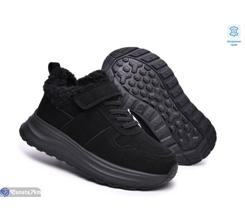 Дитячі кросівки на зиму (8 пар р.32-37) чорний  "TOMMY"